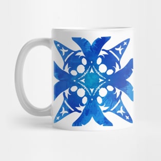 Snowflake Inspired Silhouette Mug